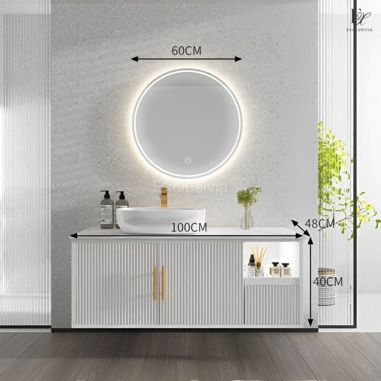 ARIA Toilet Vanity Cabinet Sink - Exclusivia