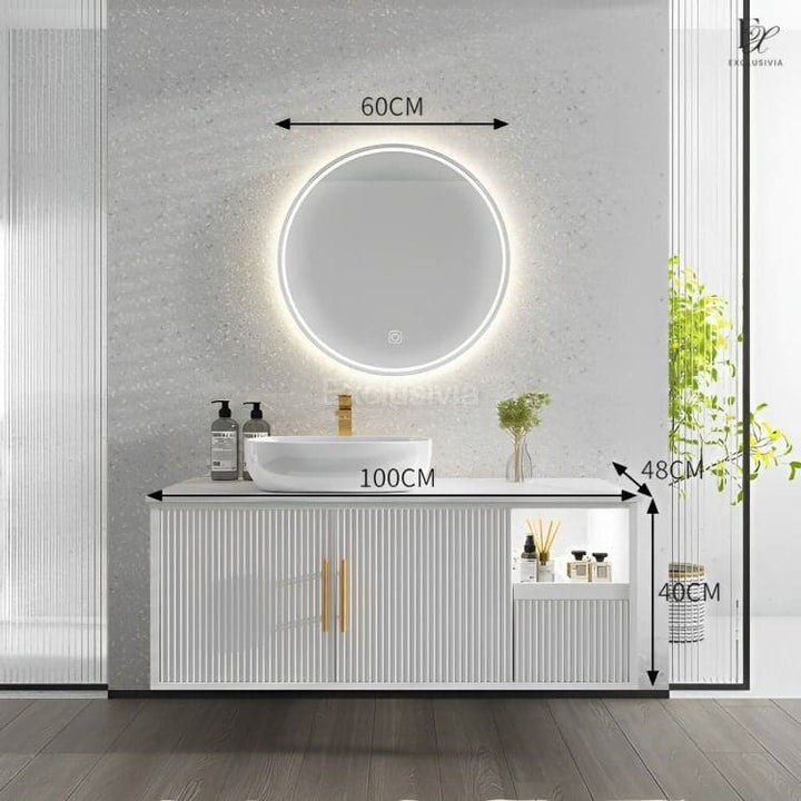 ARIA Toilet Vanity Cabinet Sink - Exclusivia