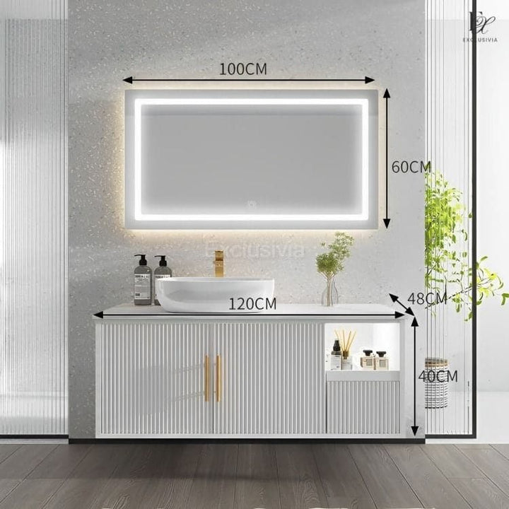 ARIA Toilet Vanity Cabinet Sink - Exclusivia