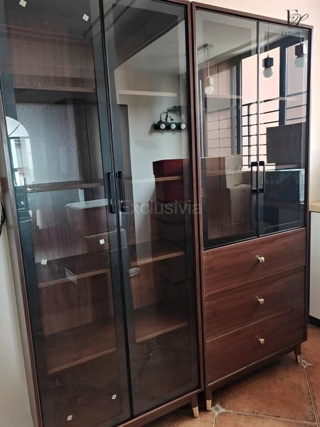 ARLOT Glass Display Cabinet - Exclusivia