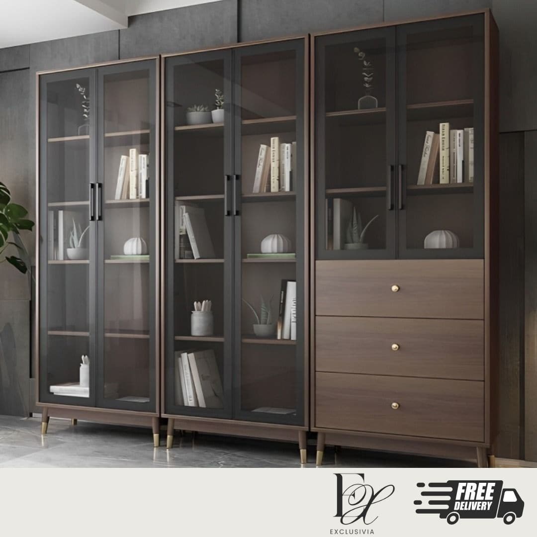 ARLOT Glass Display Cabinet - Exclusivia