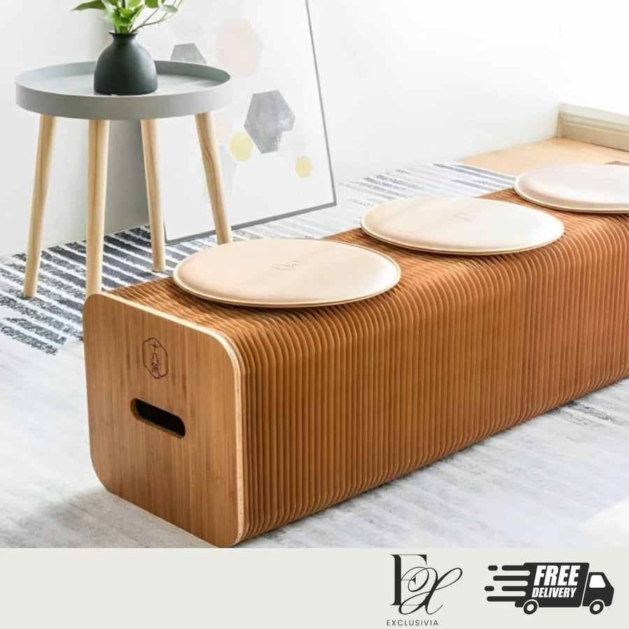 ASPEN Craft Paper Bench Chair - Exclusivia