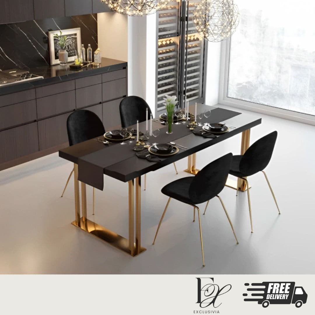 BAXIA Modern Dining Table & Chairs - Exclusivia