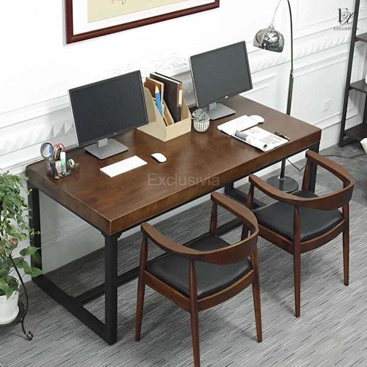 BRI Dining Table Rustic Solid Wood - Exclusivia