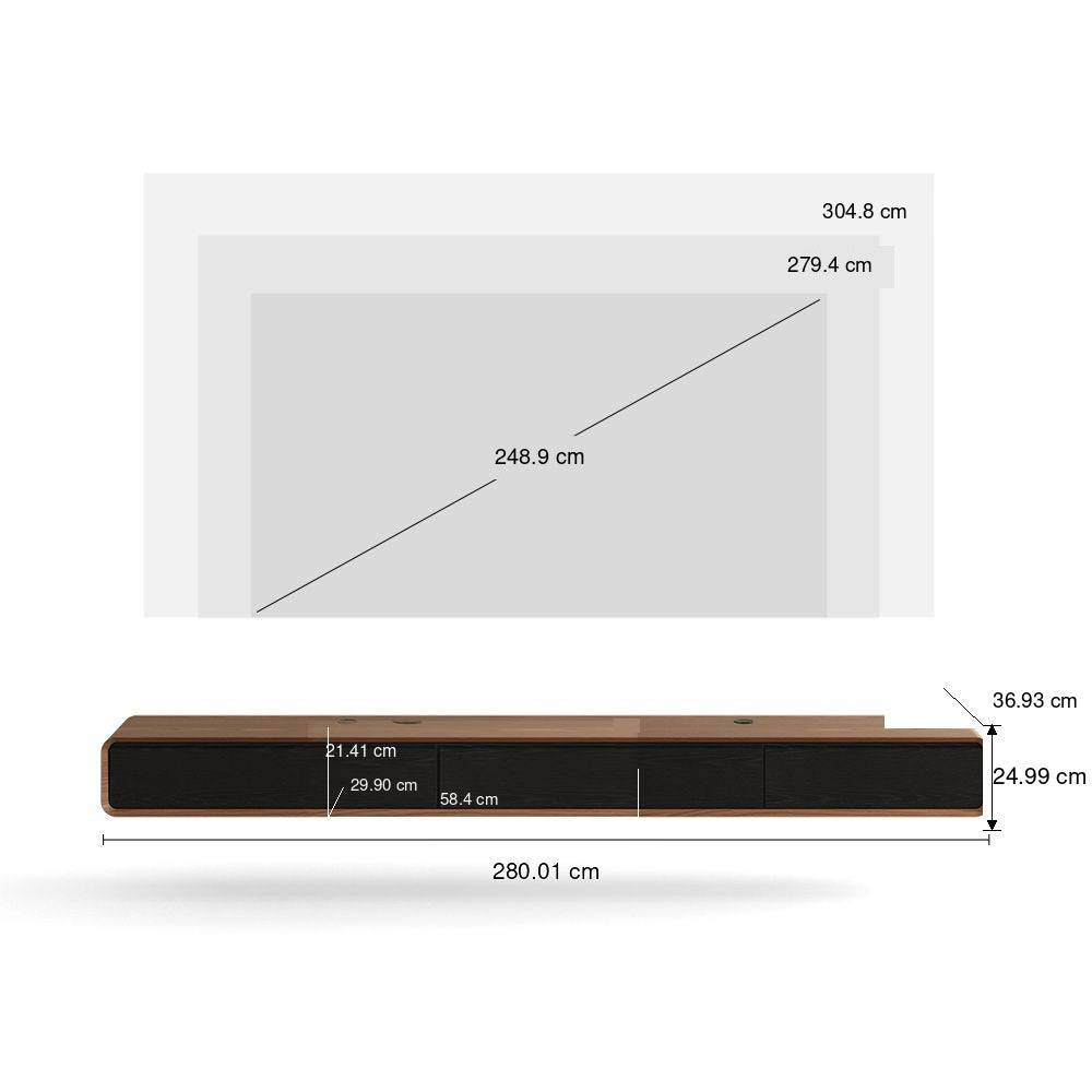 Merrin Minimalist Floating TV Stand