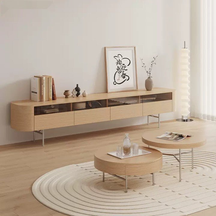 MANDI Japandi TV Console - Exclusivia