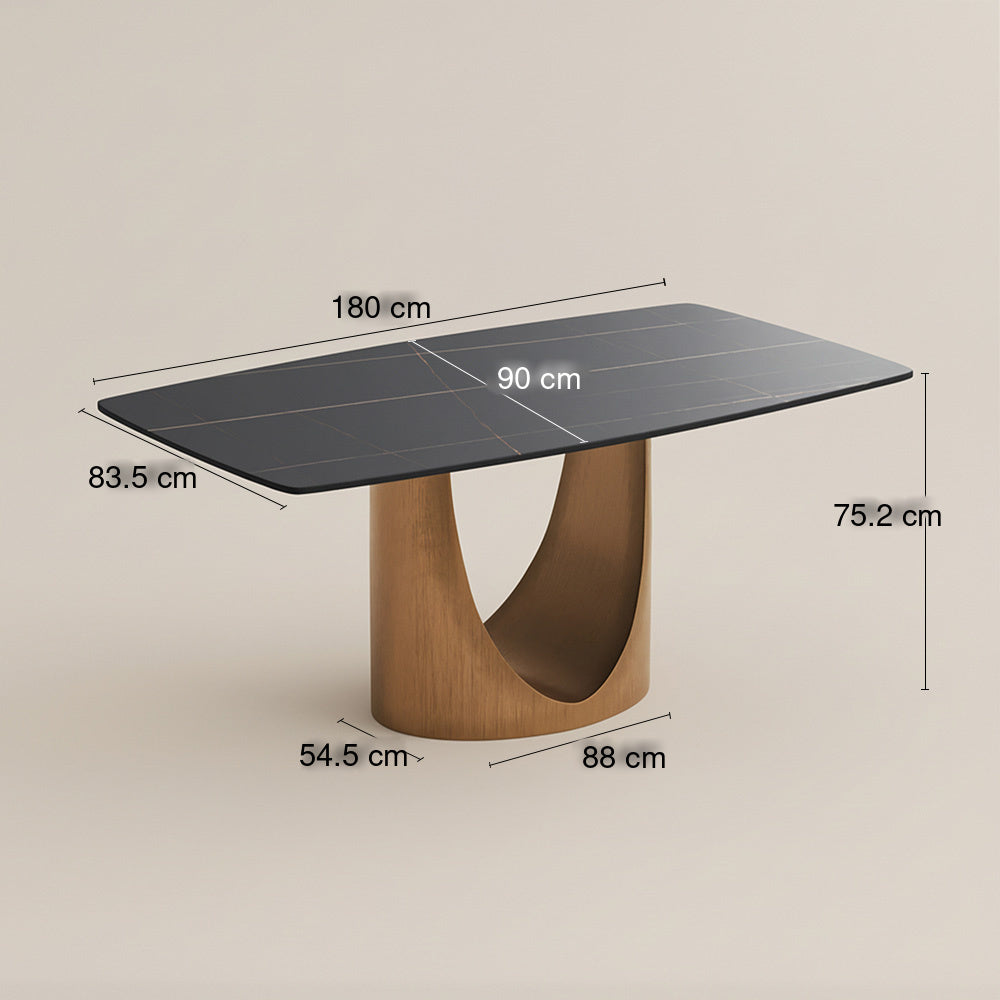 Aurelio Rectangular Sintered Stone Dining Table