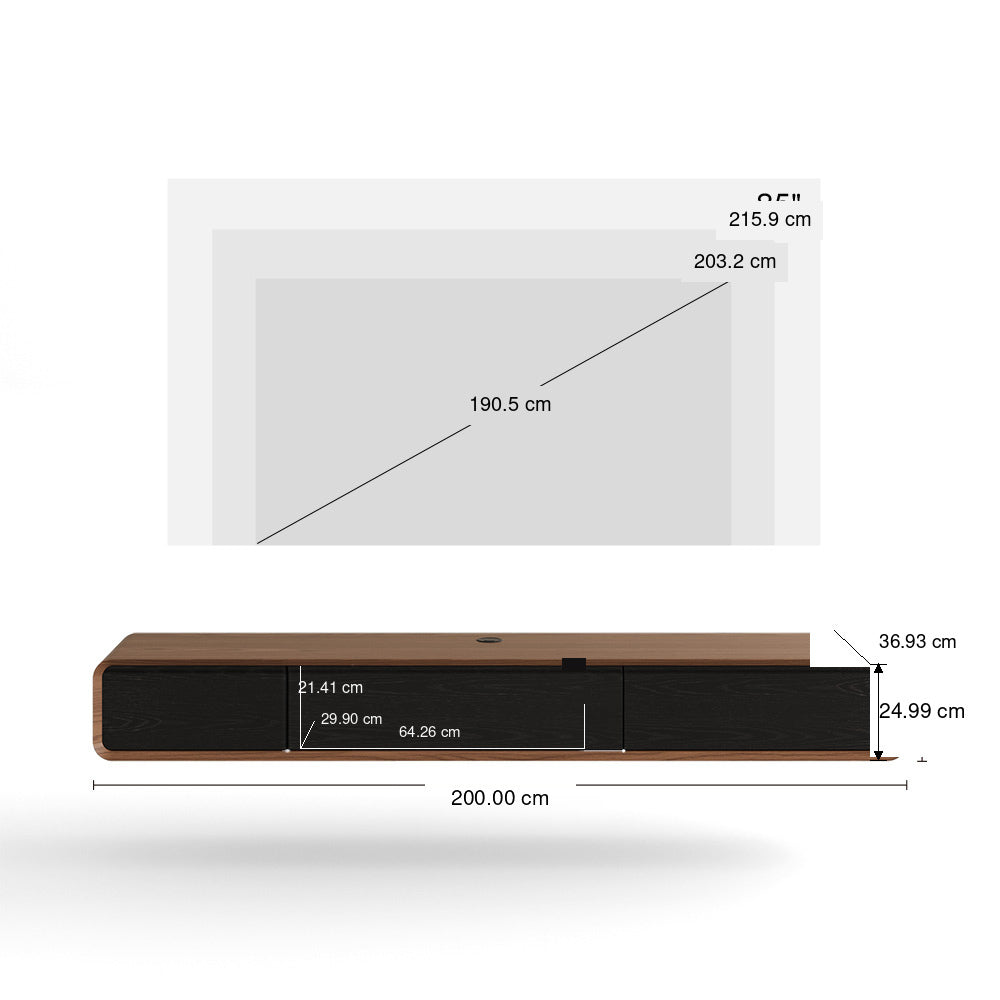 Merrin Minimalist Floating TV Stand