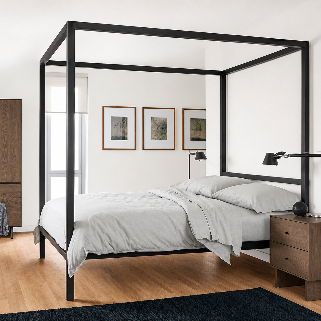 Valen Metal Canopy Bedframe