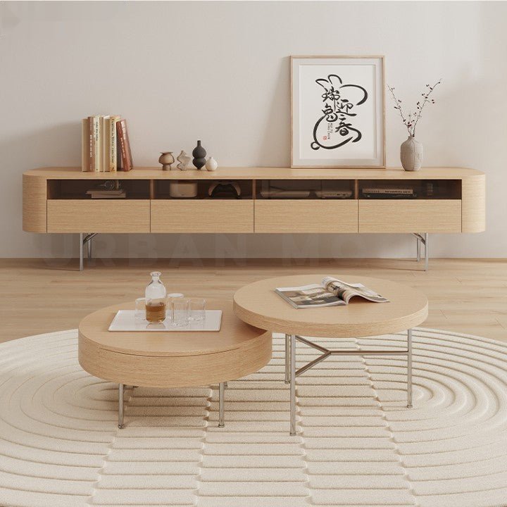 MANDI Japandi TV Console - Exclusivia