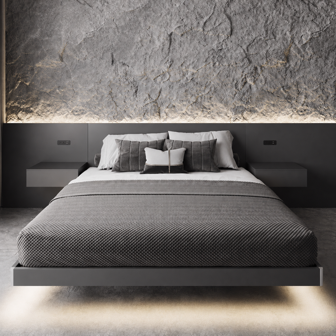 Lucent Modern Floating Bedframe