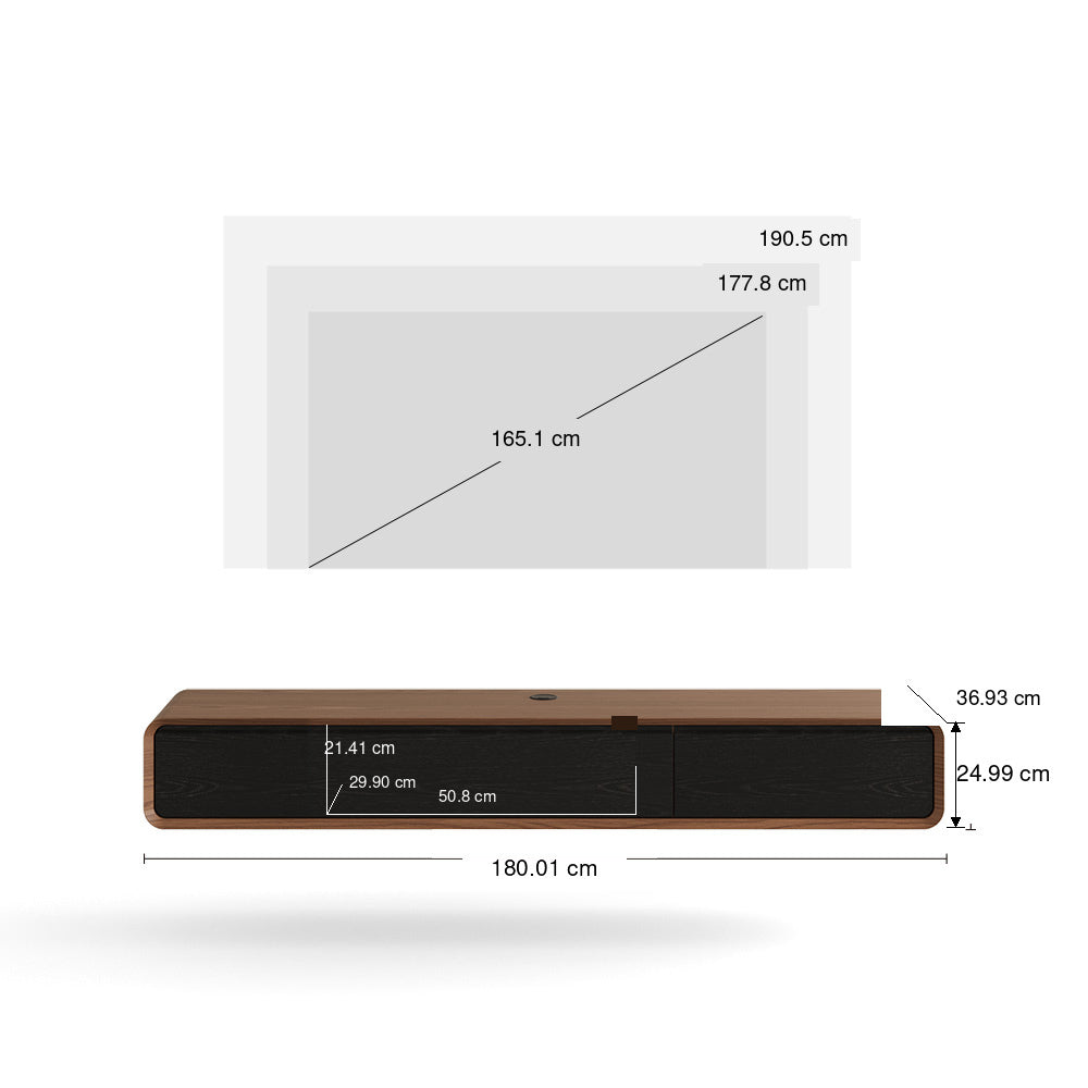 Merrin Minimalist Floating TV Stand
