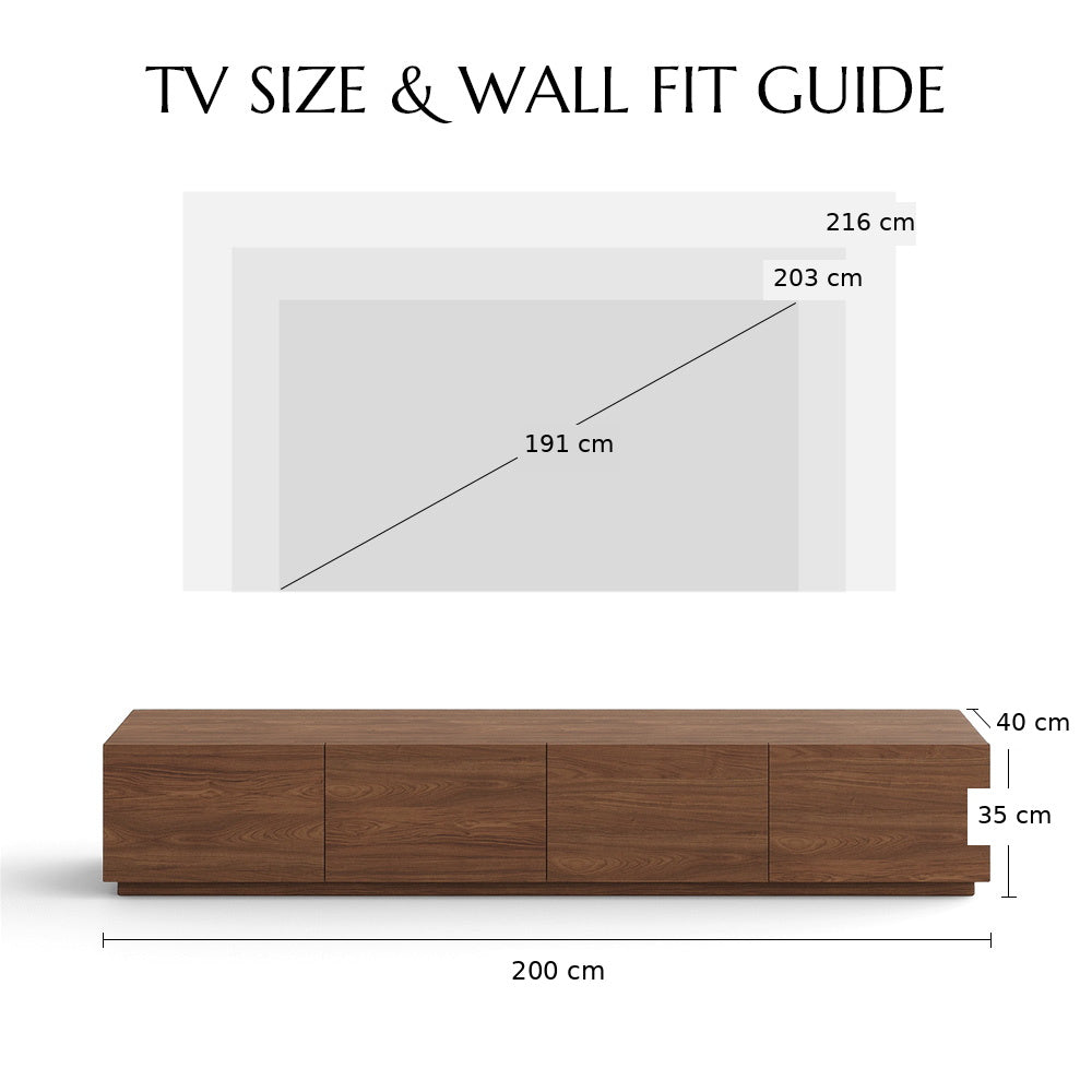 Odinor Walnut Media Console