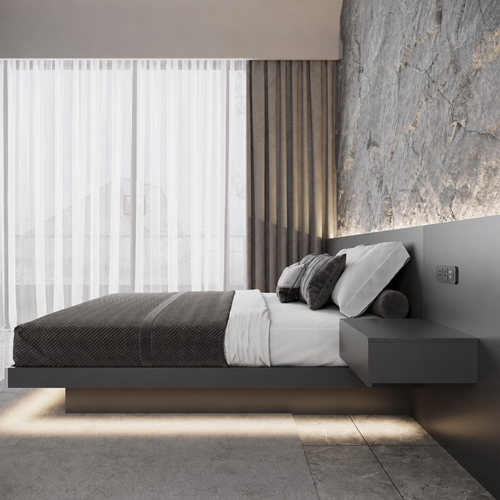 Lucent Modern Floating Bedframe