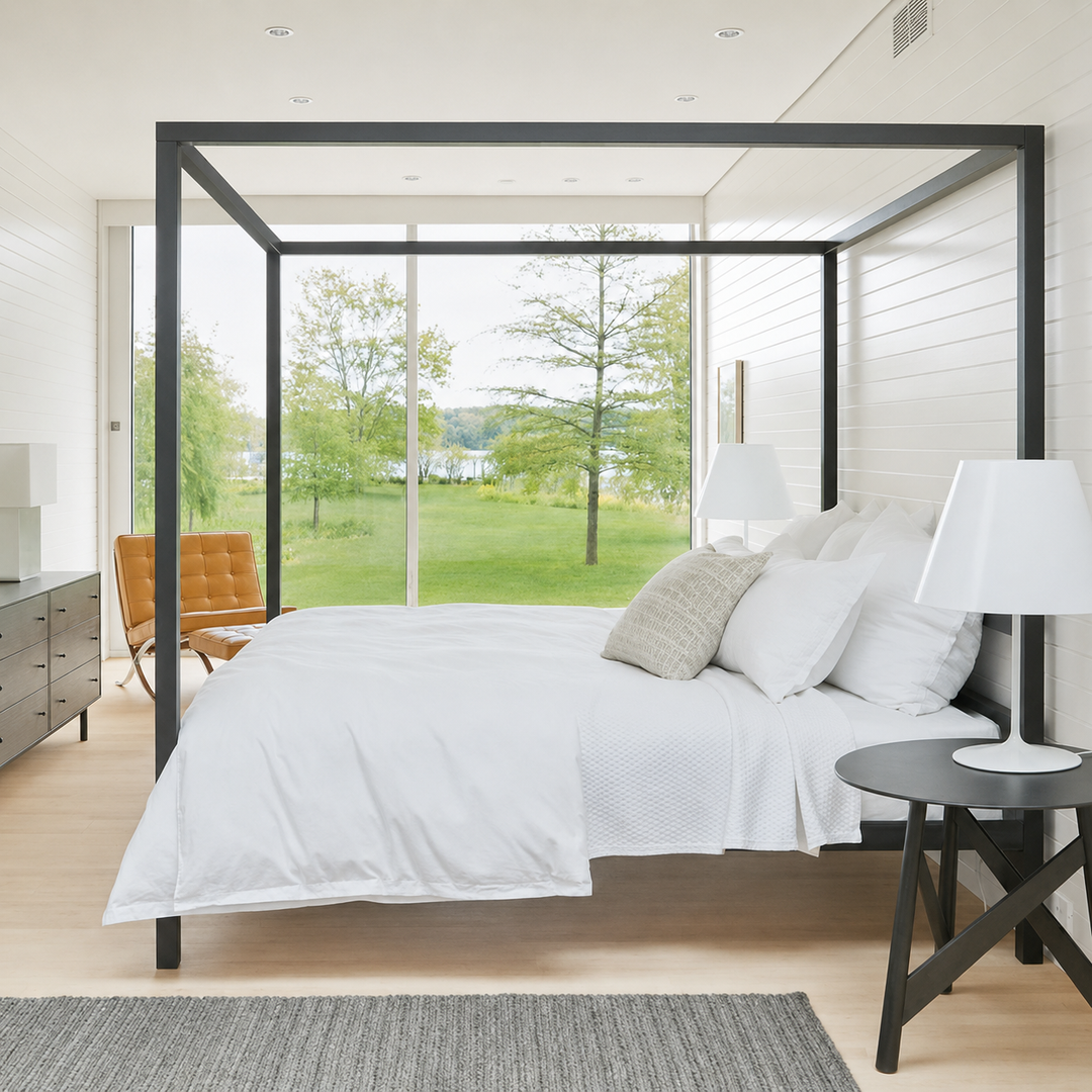 Valen Metal Canopy Bedframe