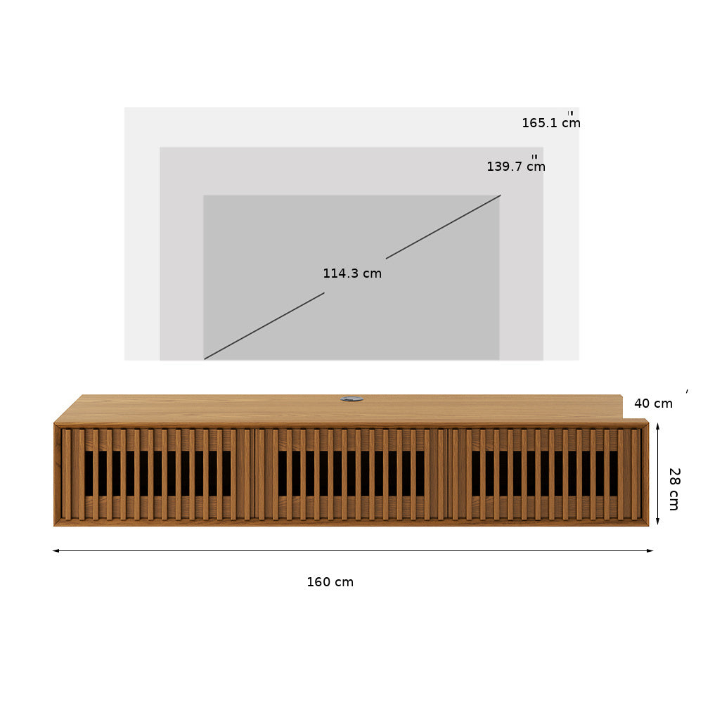 Aeolus Mid-Century Media Console