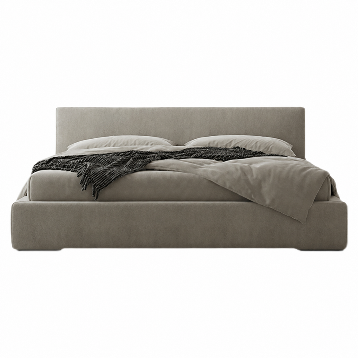 Mira Modern Boucle Fabric Bedframe