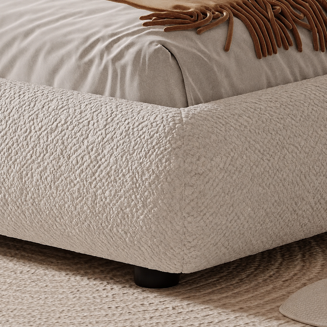 Clouden Modern Boucle Bedframe