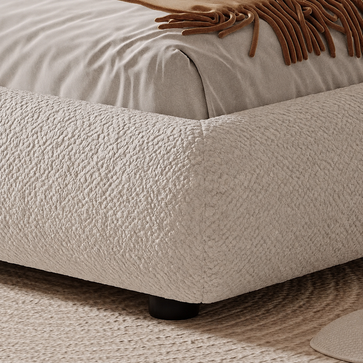 Clouden Modern Boucle Bedframe