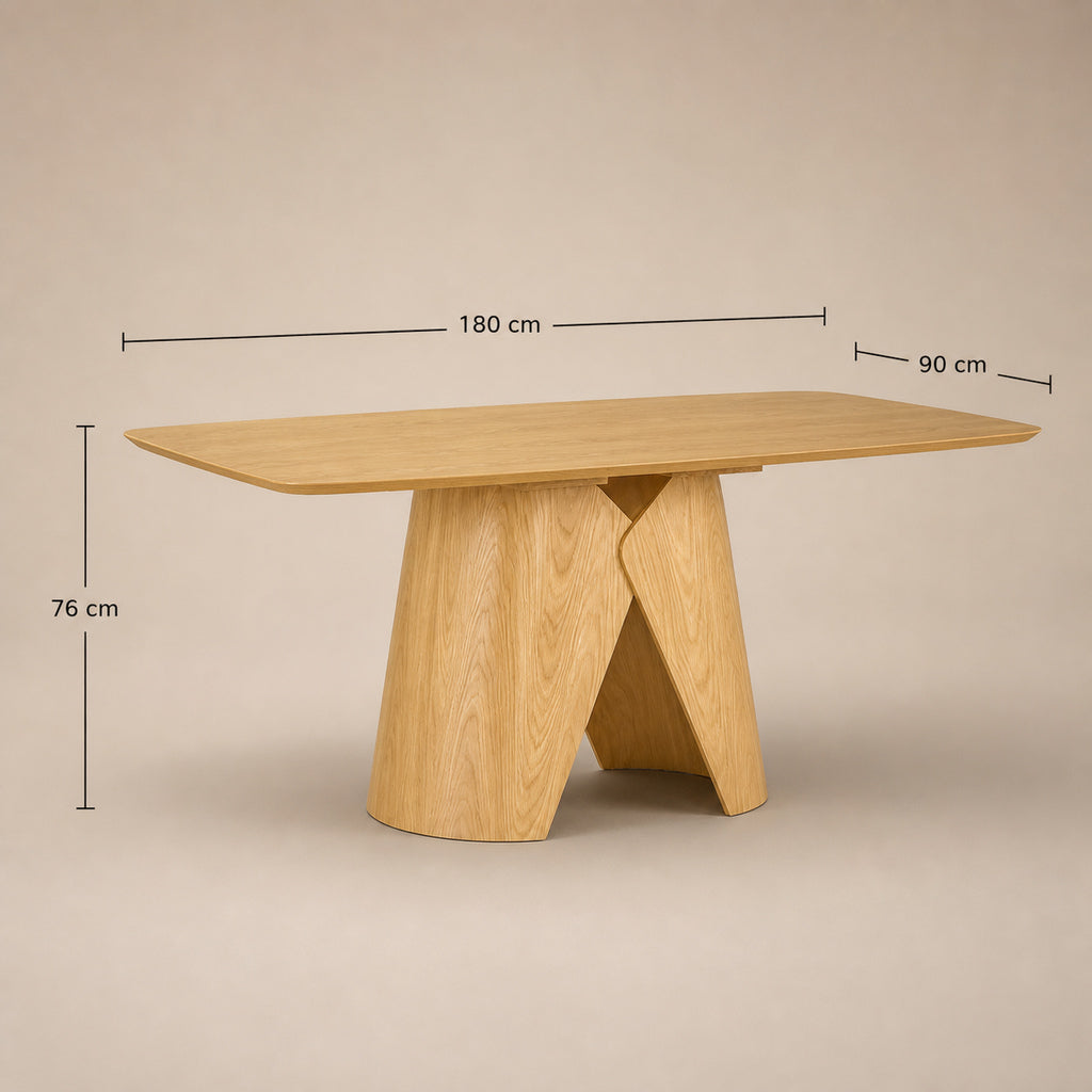 Elara Sculptural Dining Table