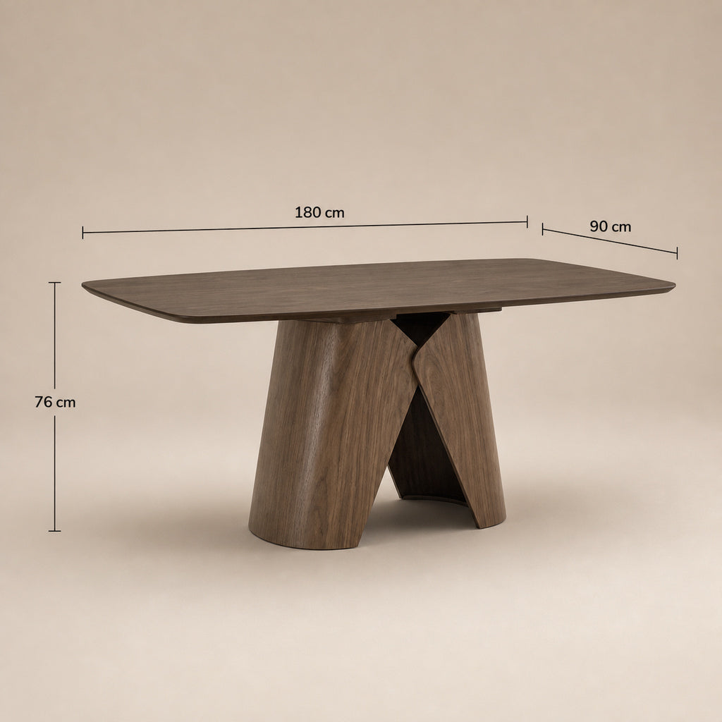 Elara Sculptural Dining Table