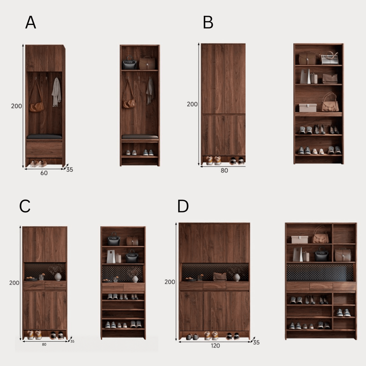MODEX Modern Entryway Shoe Cabinet