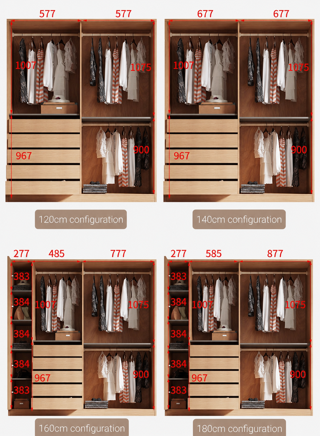 Golden Japandi Wardrobe