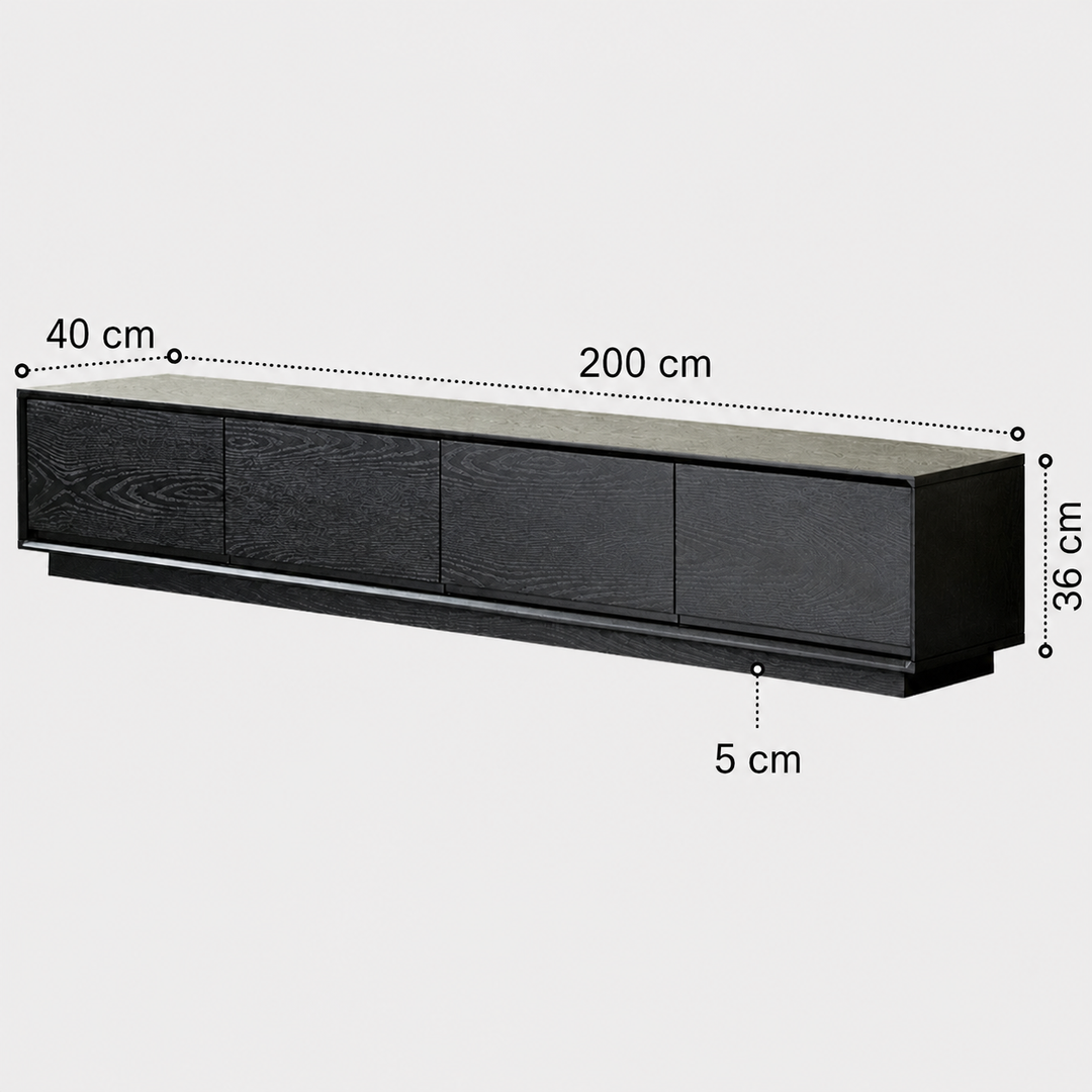 BAETO Modern Solid Wood TV Console