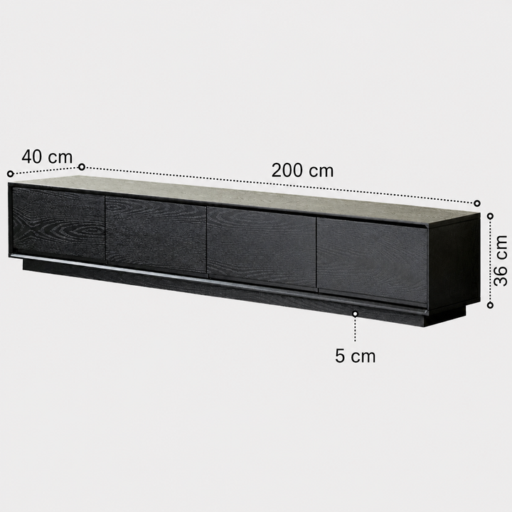 BAETO Modern Solid Wood TV Console