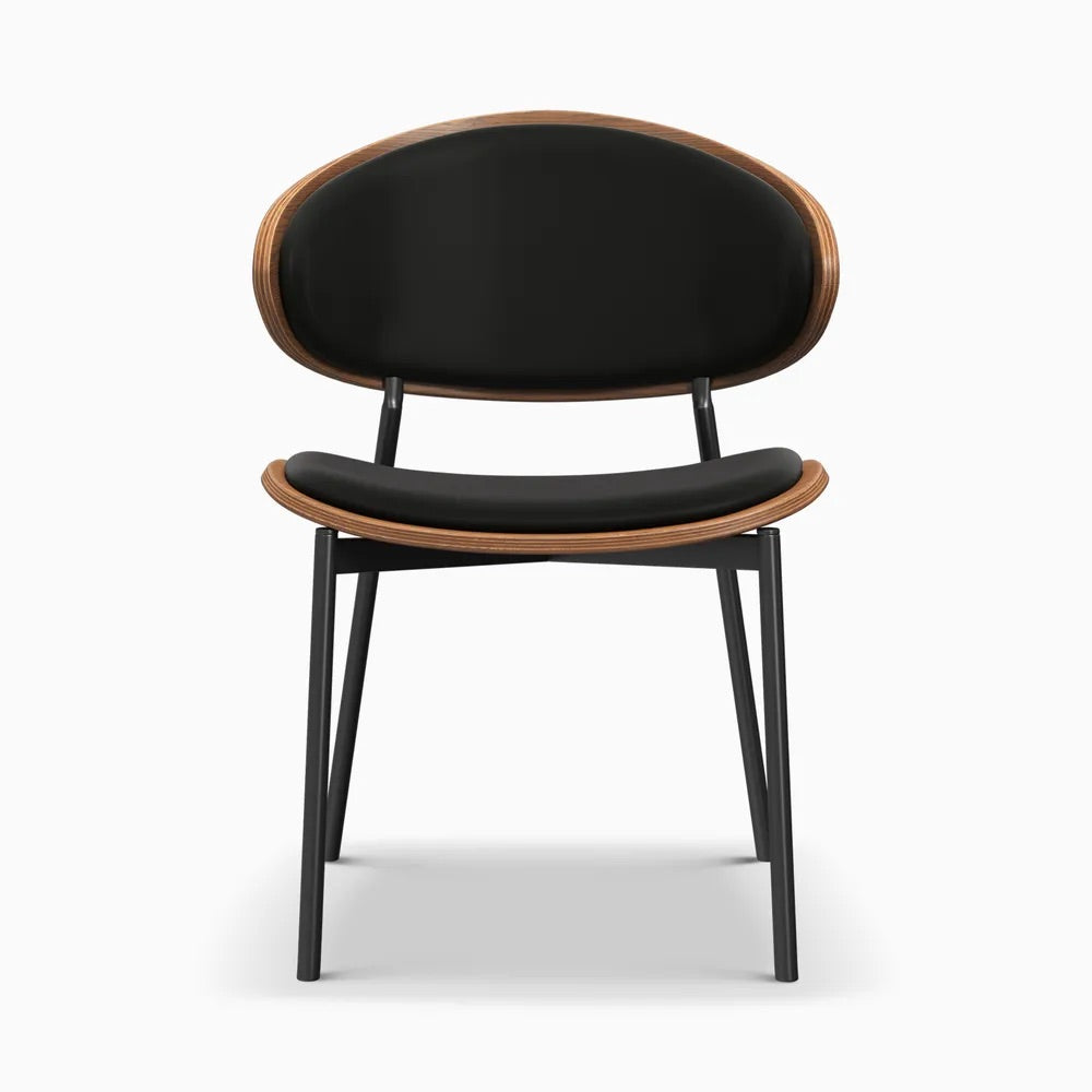 كراسي طعام فين الجلدية (مجموعة من قطعتين)