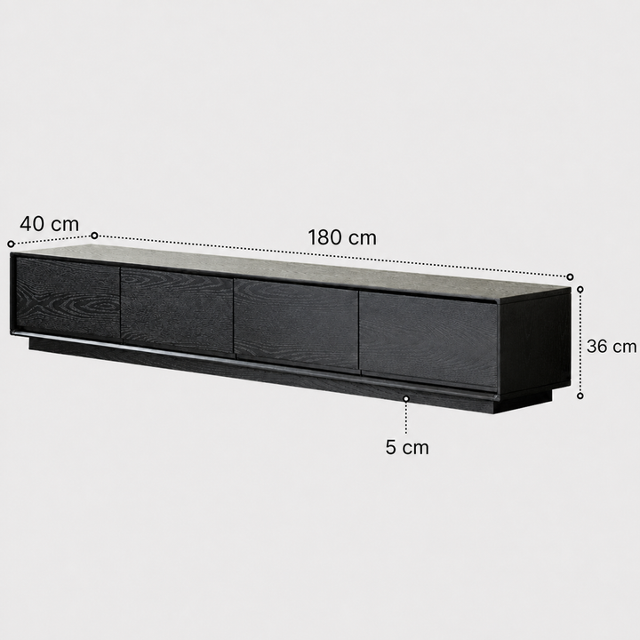 BAETO Modern Solid Wood TV Console