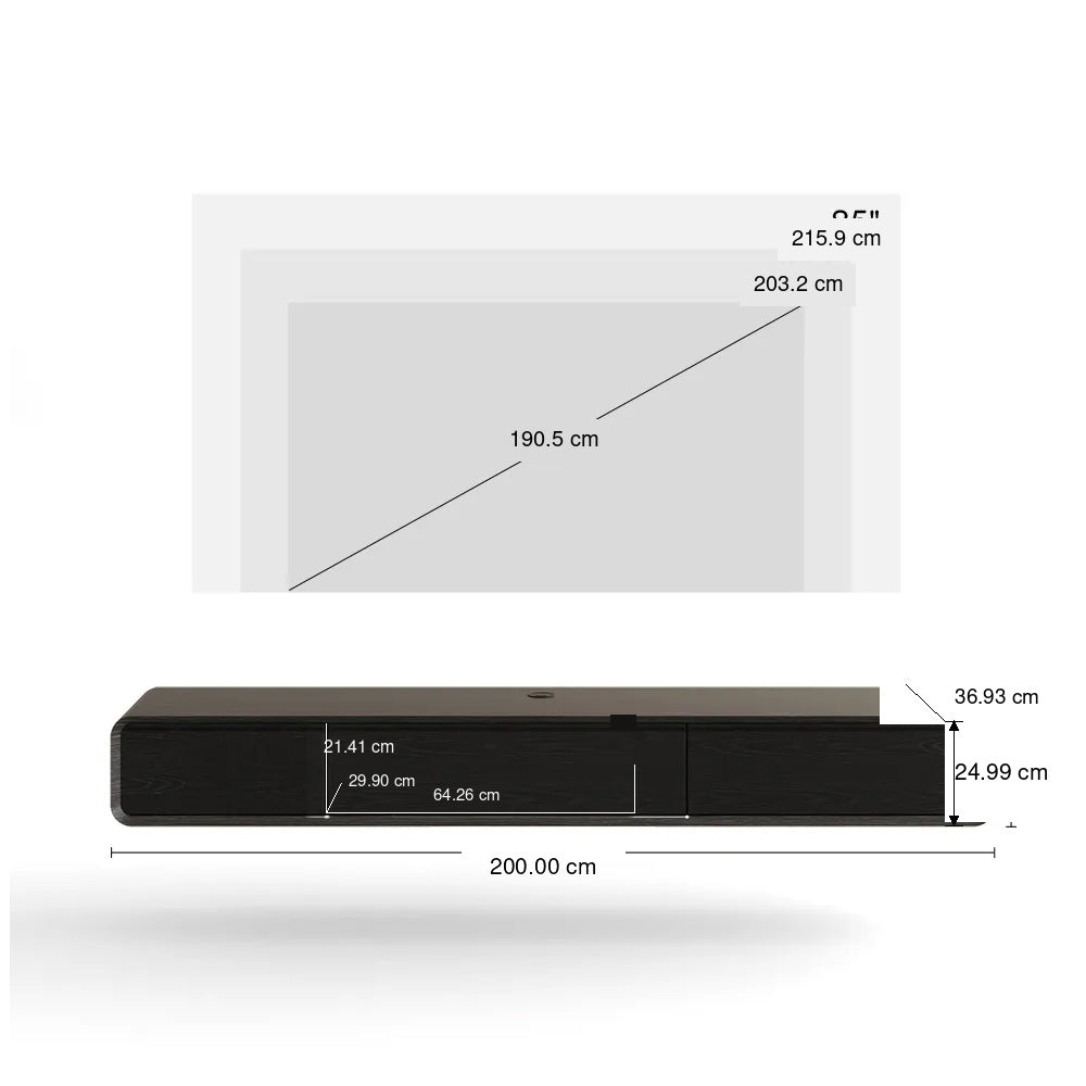 Merrin Minimalist Floating TV Stand