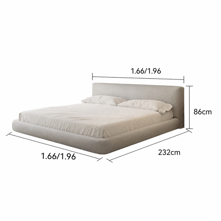 Cira Soft Fabric Bedframe