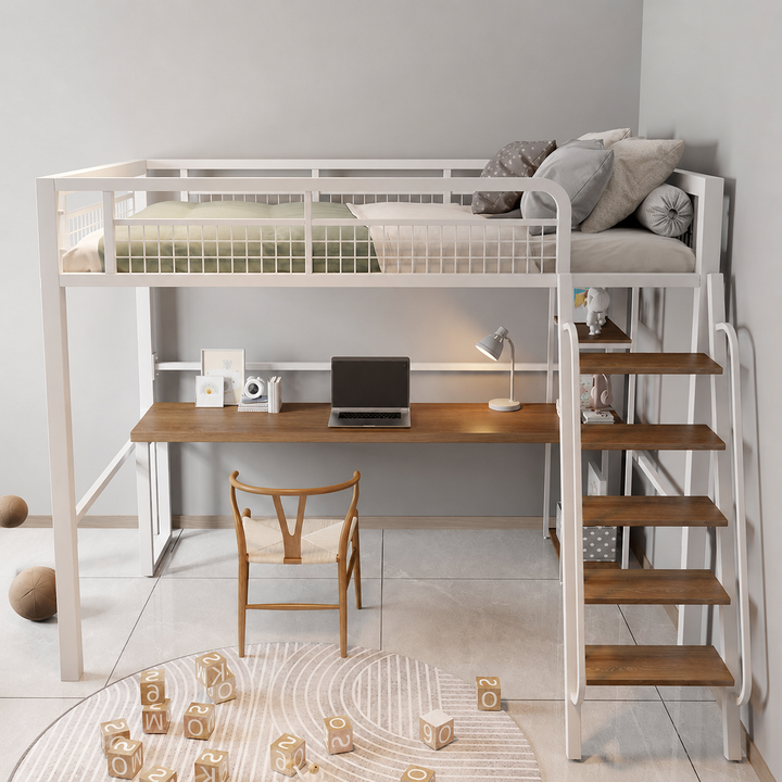 AERIS Modern Steel Loft Bedframe