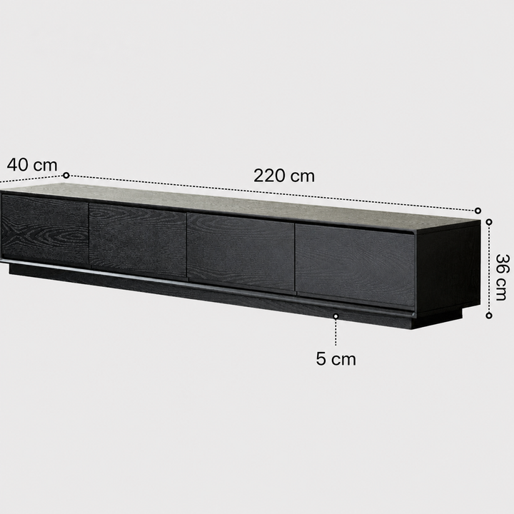 BAETO Modern Solid Wood TV Console