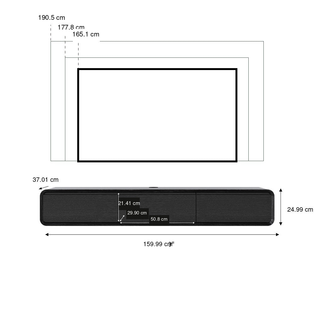 Merrin Minimalist Floating TV Stand