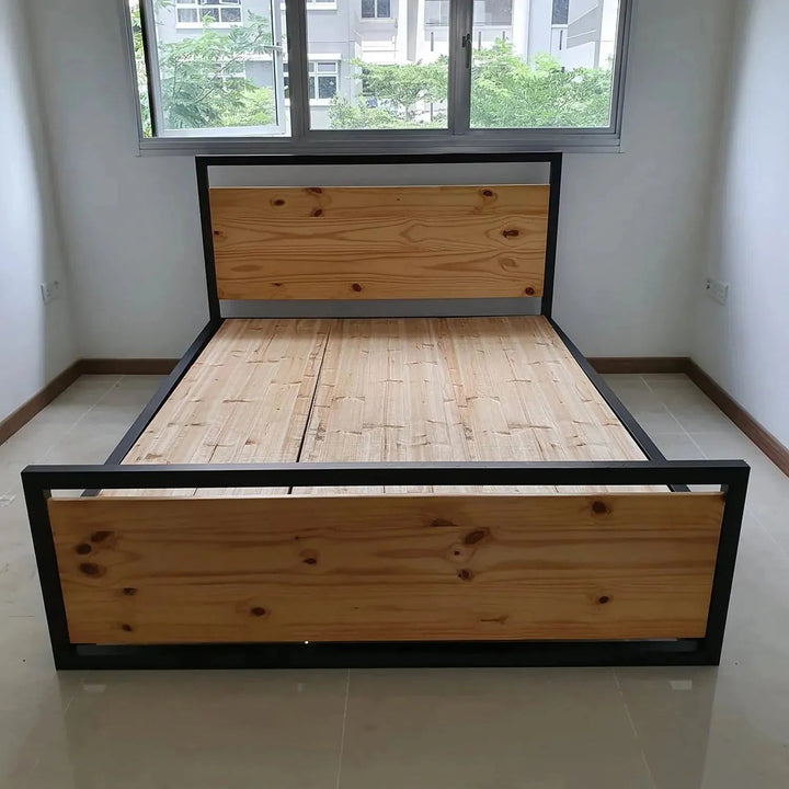 Grove Industrial Pine Wood Bed