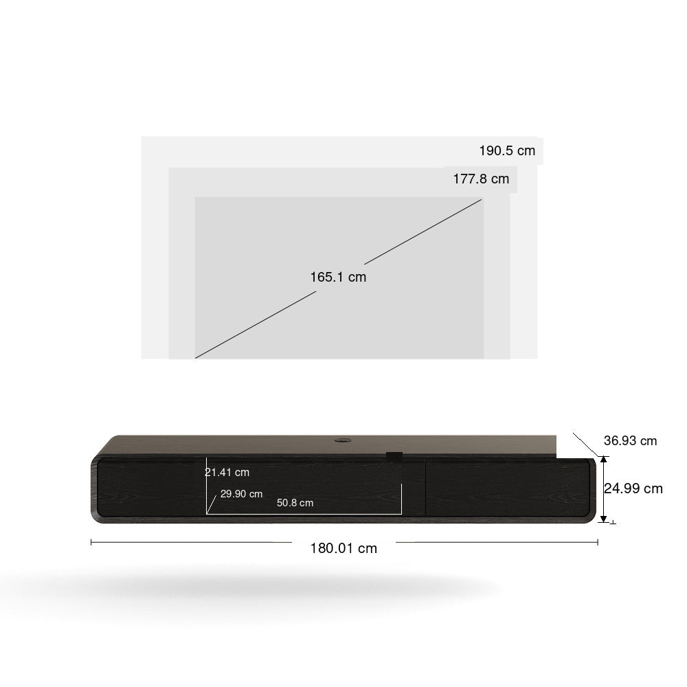 Merrin Minimalist Floating TV Stand
