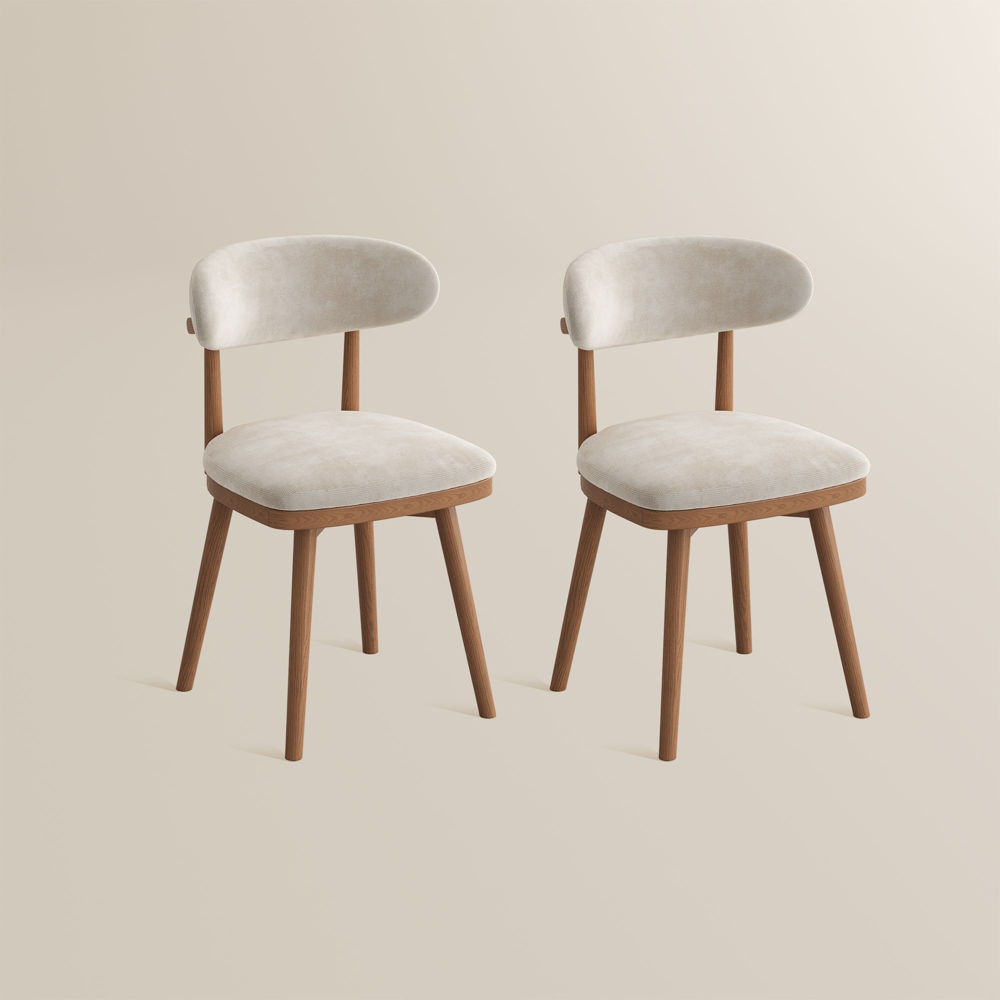 Lawson – Mid-Century Modern Dining Chair Set (2 pcs)