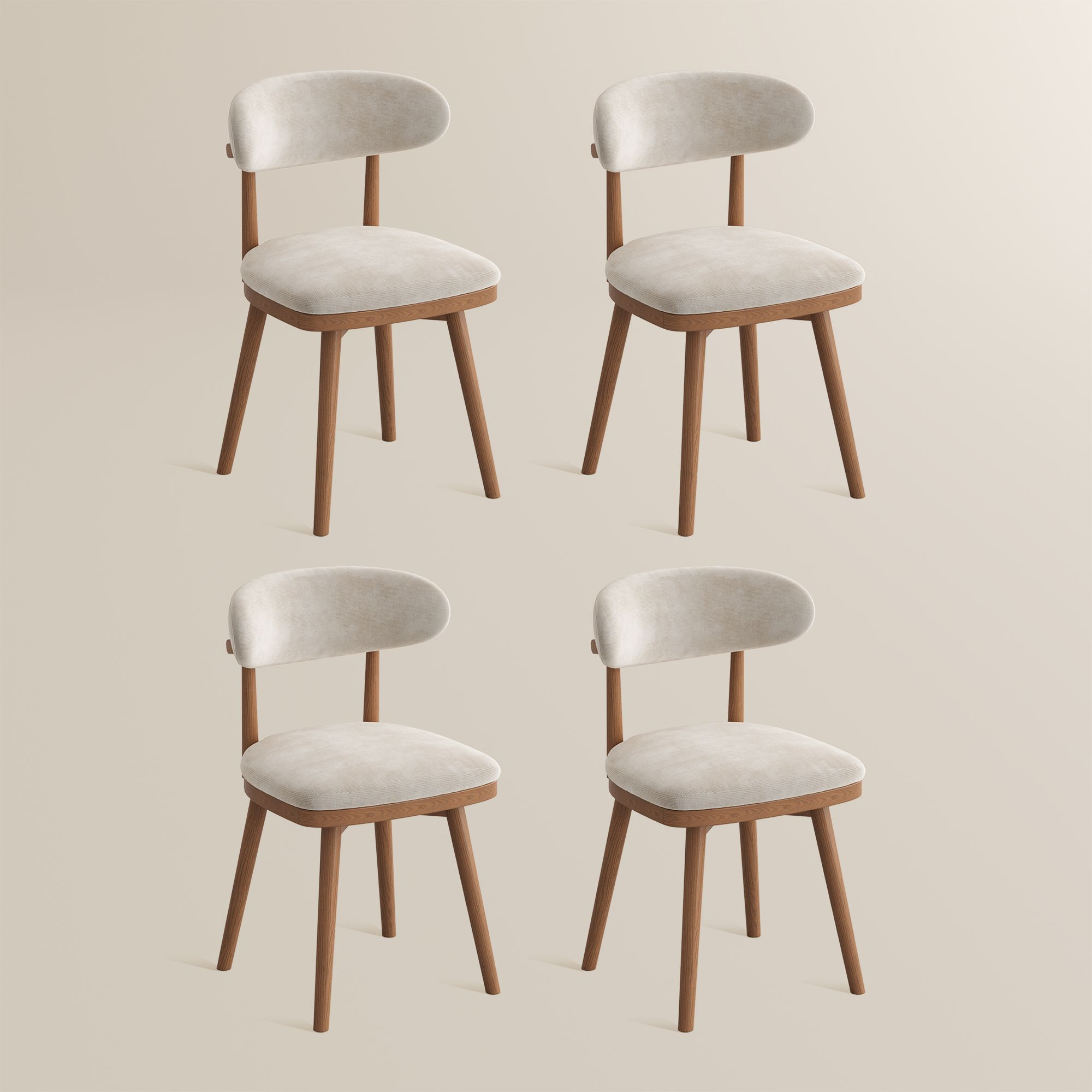 Lawson – Mid-Century Modern Dining Chair Set (2 pcs)