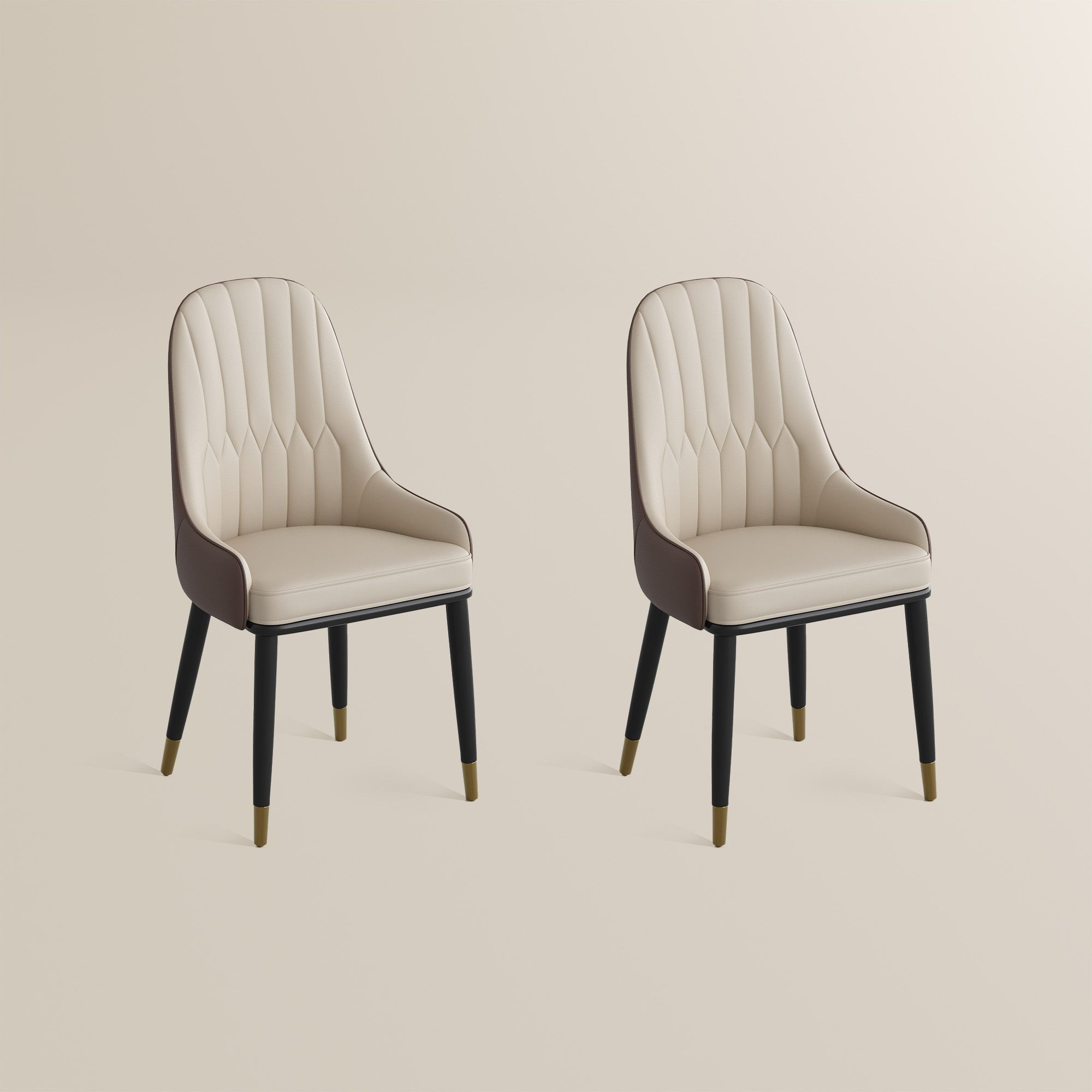 Calira Modern Upholstered Dining Chair — Set of 2