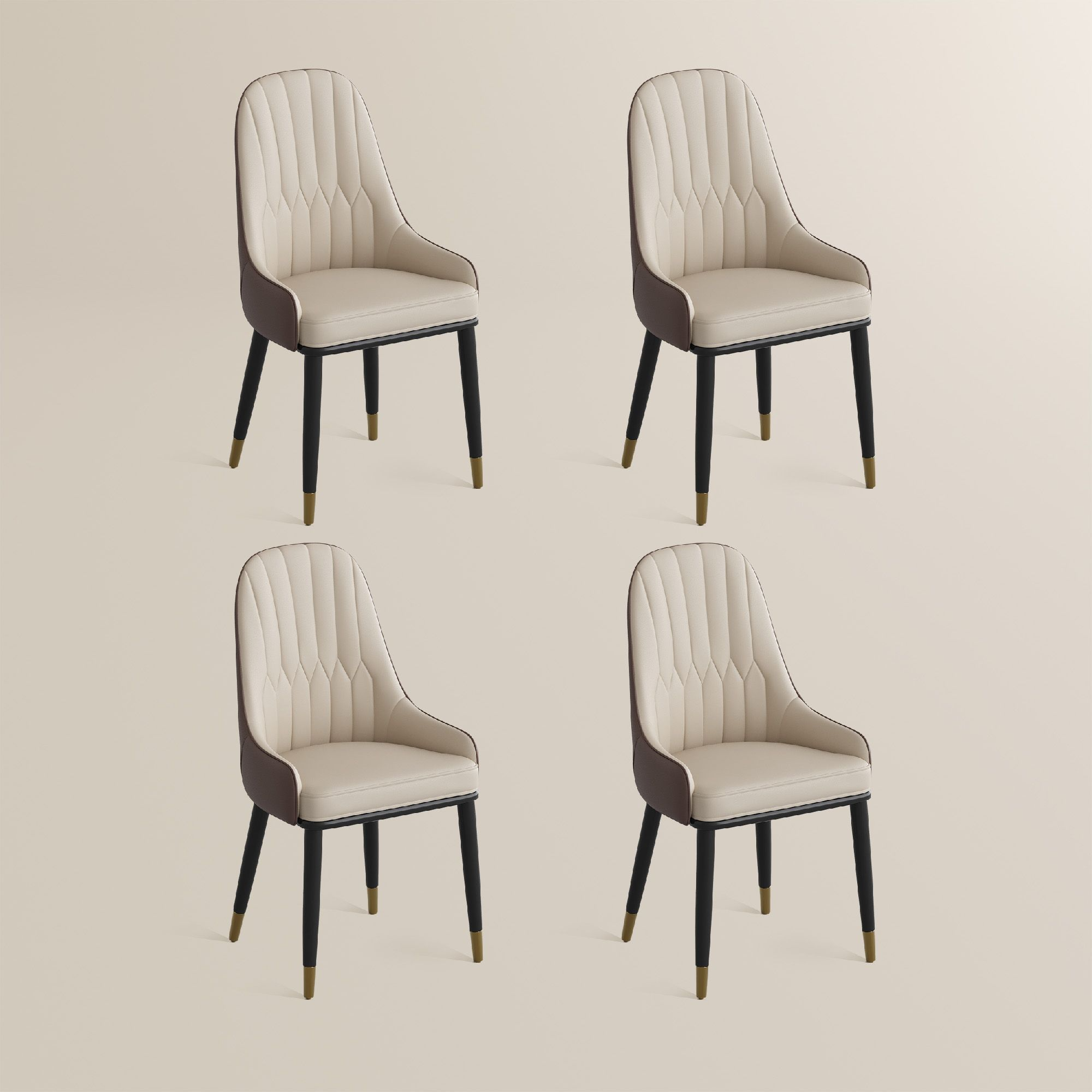 Calira Modern Upholstered Dining Chair — Set of 2