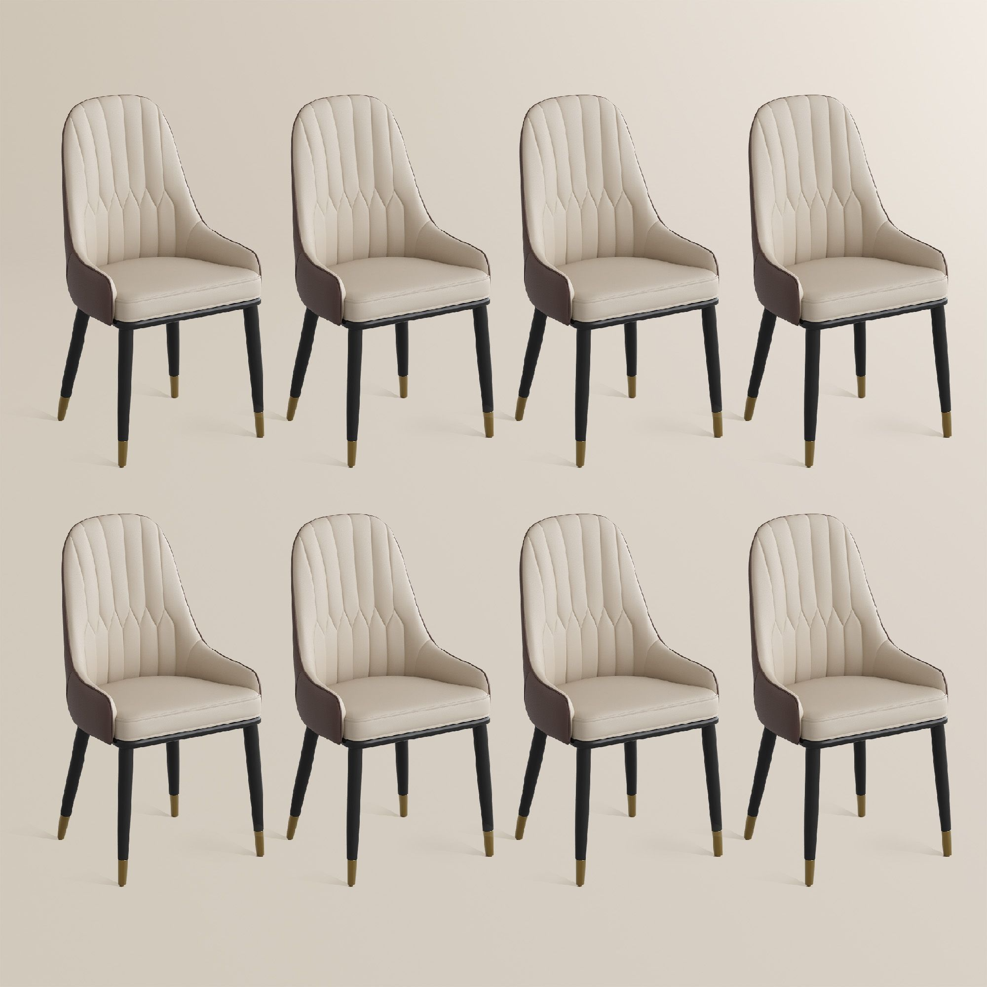 Calira Modern Upholstered Dining Chair — Set of 2