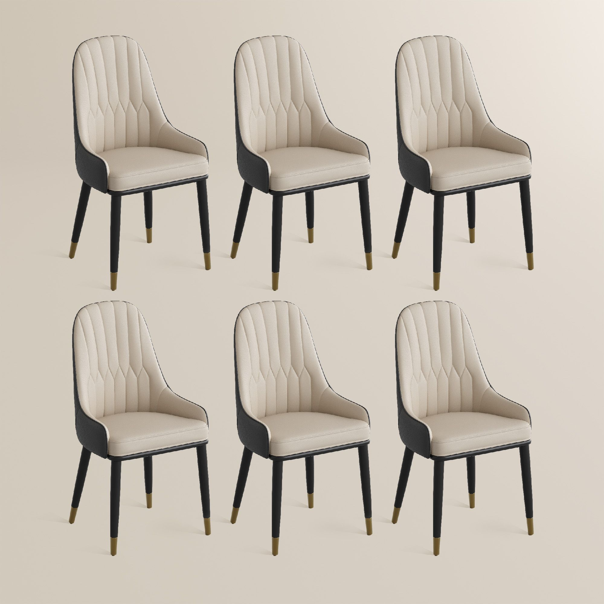 Calira Modern Upholstered Dining Chair — Set of 2