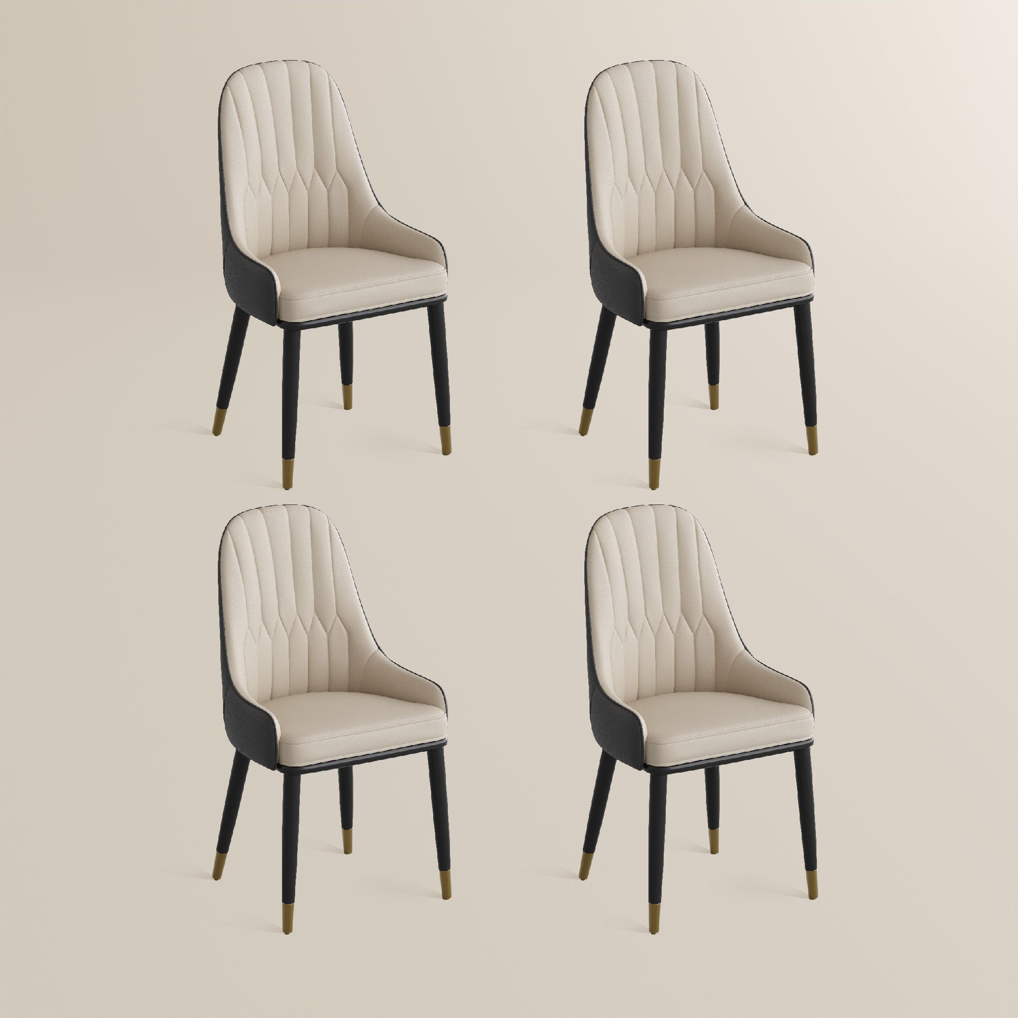 Calira Modern Upholstered Dining Chair — Set of 2