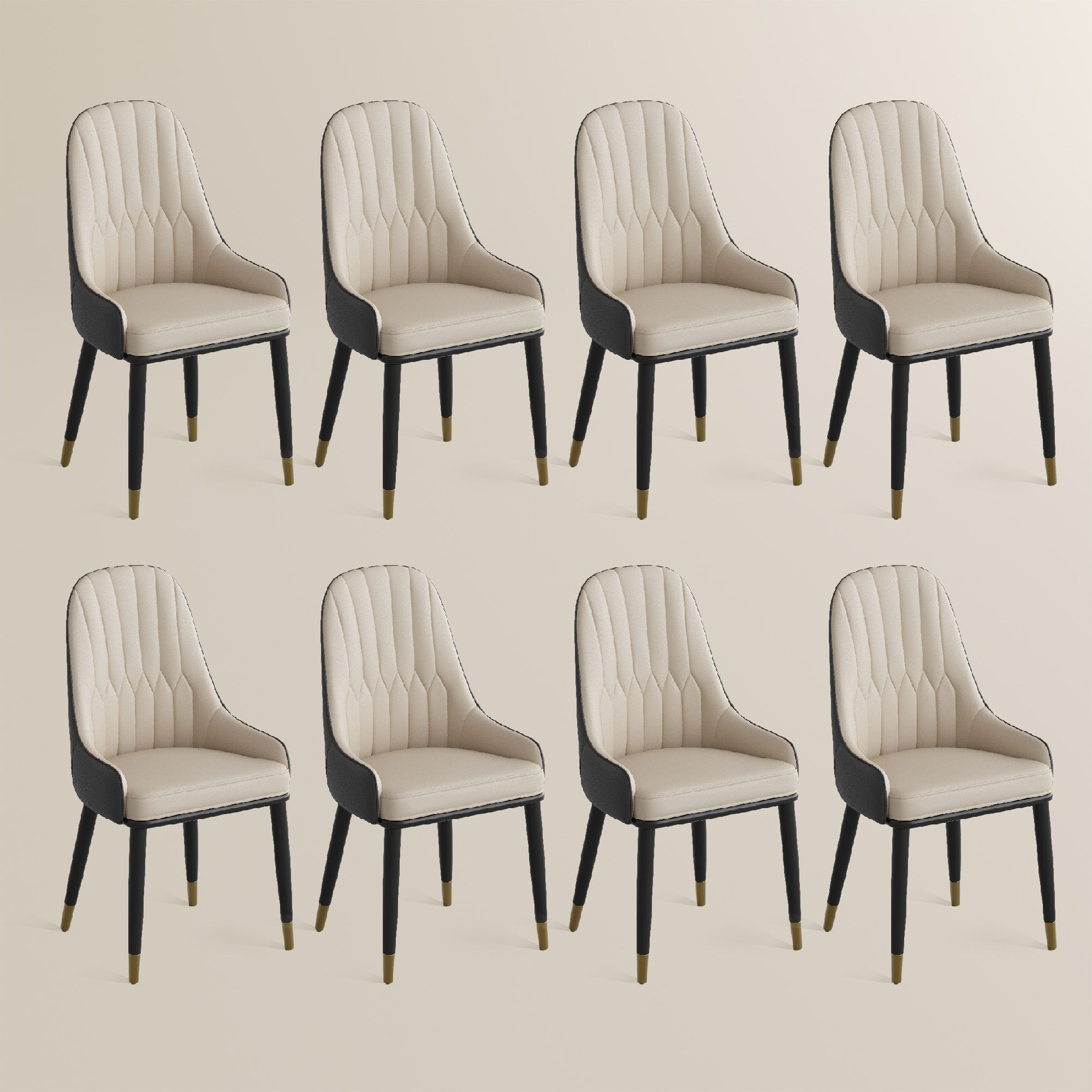 Calira Modern Upholstered Dining Chair — Set of 2