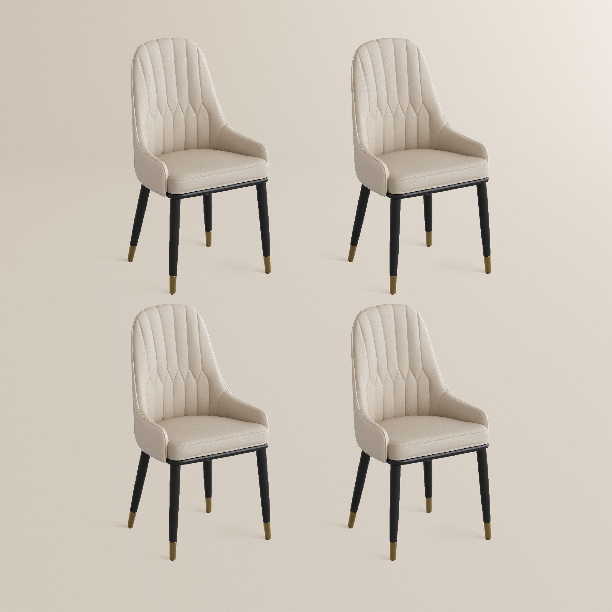 Calira Modern Upholstered Dining Chair — Set of 2