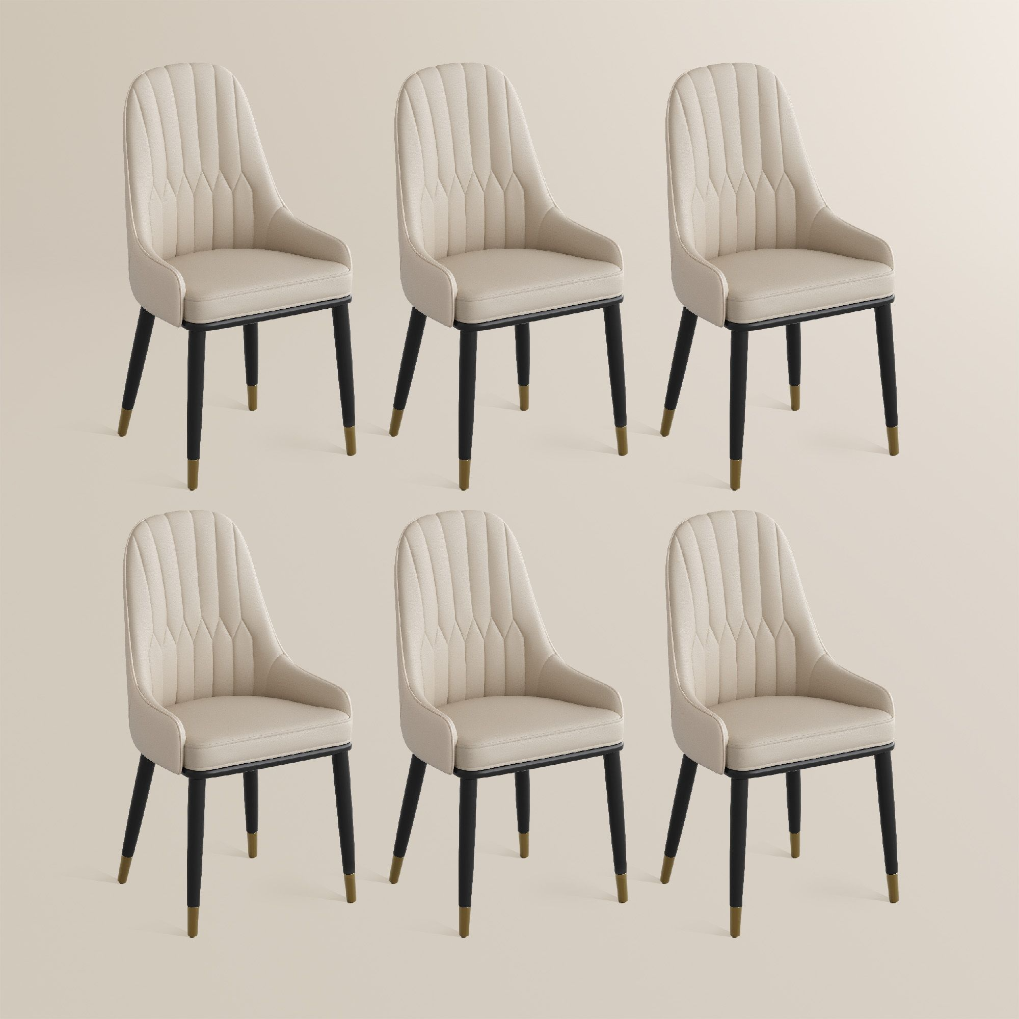 Calira Modern Upholstered Dining Chair — Set of 2