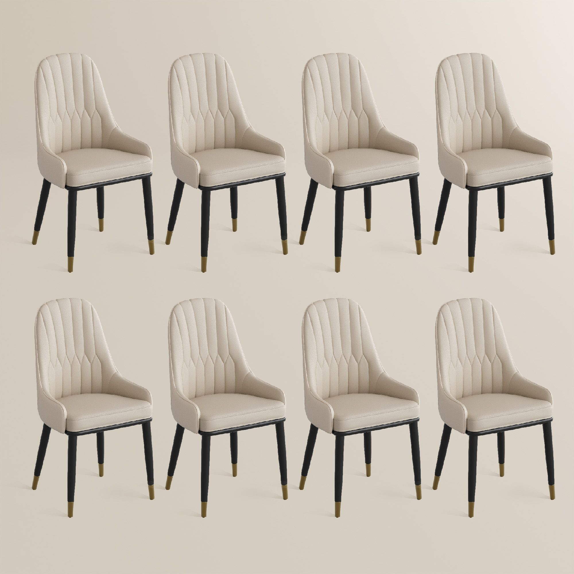 Calira Modern Upholstered Dining Chair — Set of 2