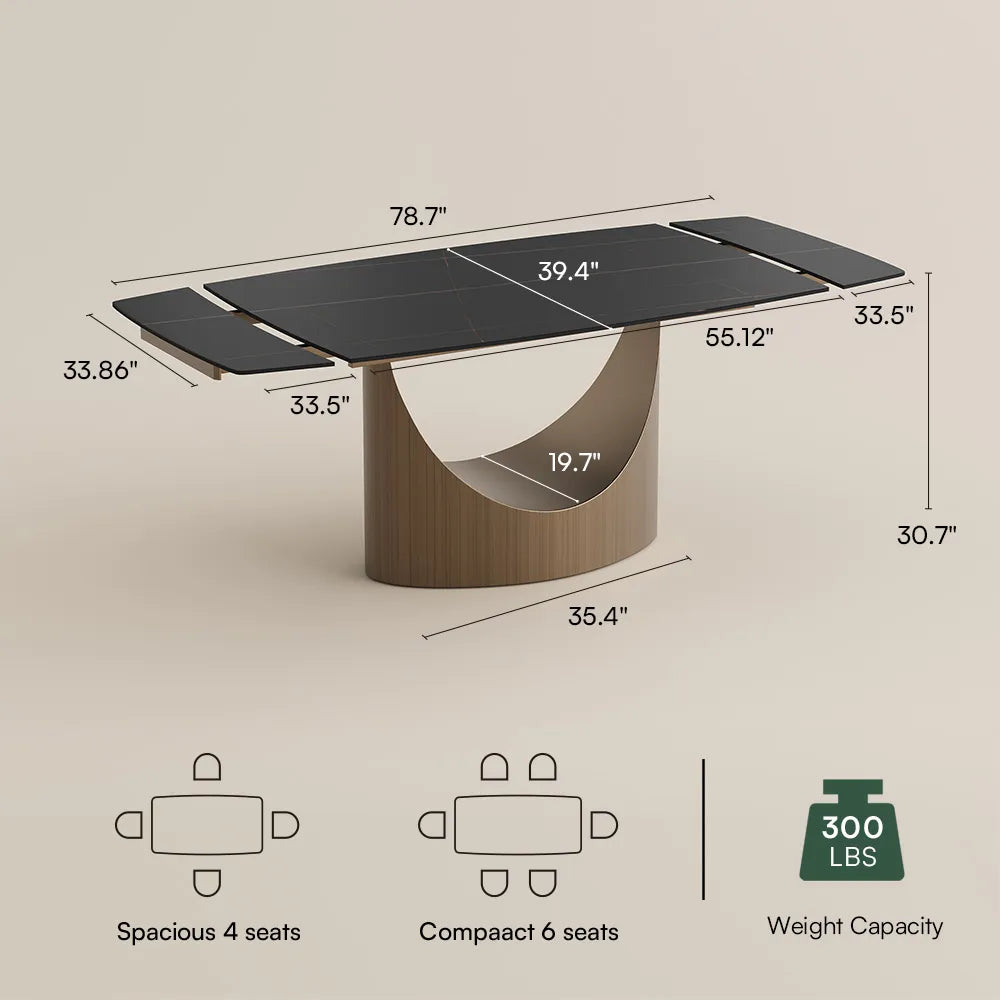 Pandora Glossy Sintered Stone / Brown / 55